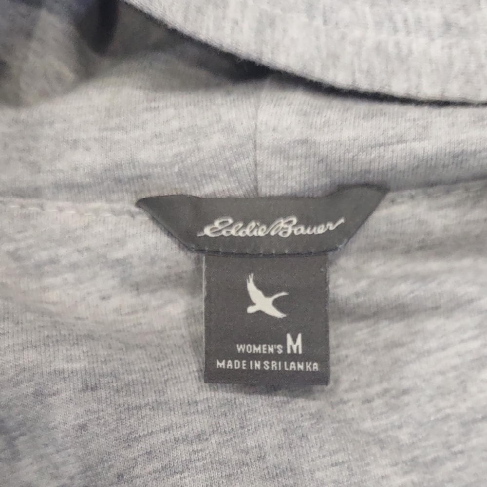 EDDIE BAUER Gray Plaid Hooded Jacket - Picture 8 of 17